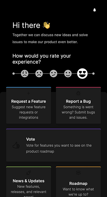 User Feedback Widget