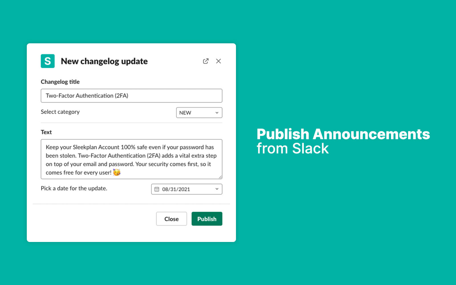 Publish Updates